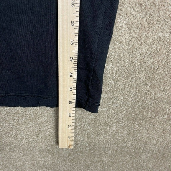 Nation LTD Elisa Dress Womens Size Small Black Puff Sleeve Easy Fit Stretch - Picture 6 of 10